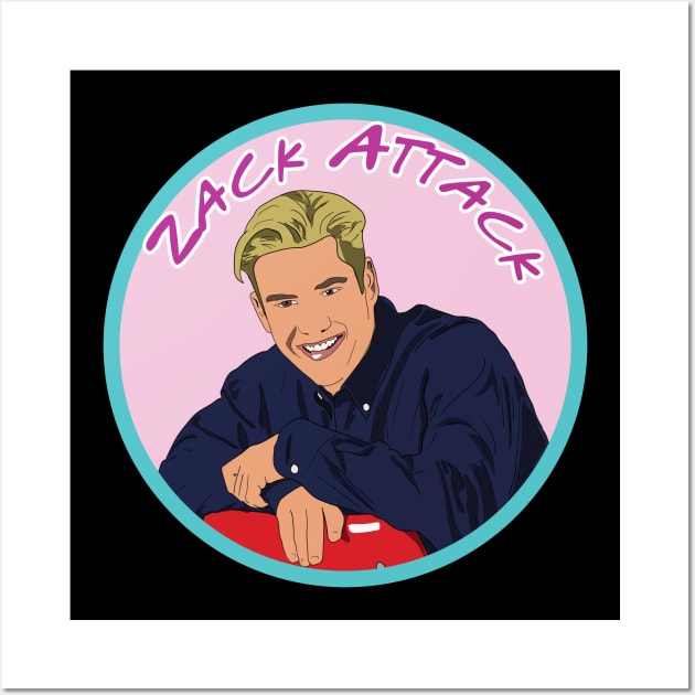 Zack Morris Zack Attack Wall Art by NostalgiaUltra